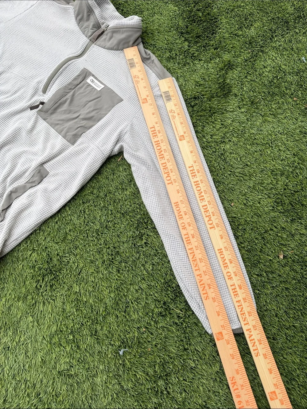 Outdoor ResearchTrail Mix Colorblock Quarter Zip pullover LARGE
